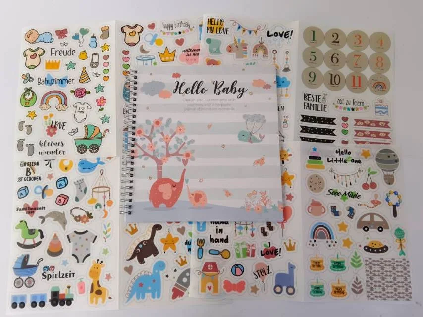 Baby Record Book and Sticker Set - view 2