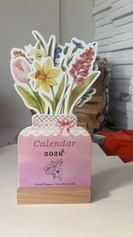 Custom Desk Calendar 2026