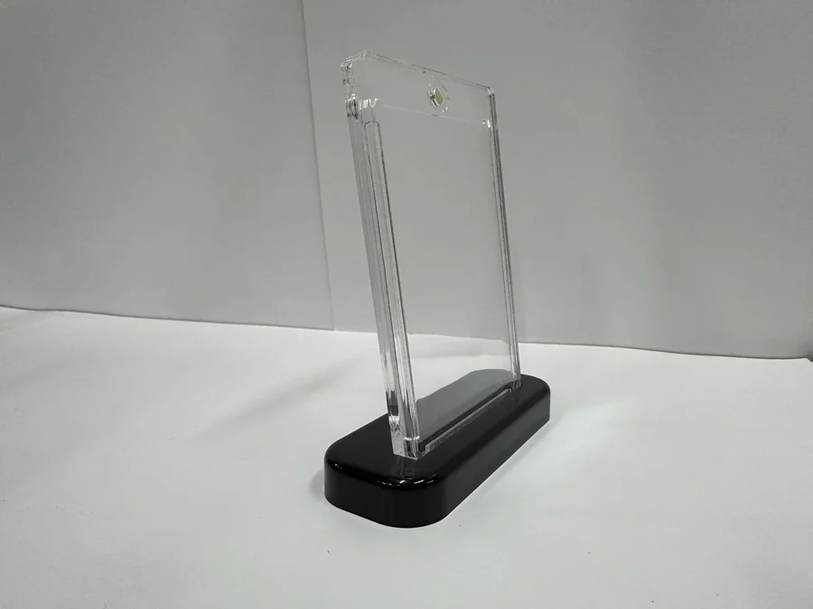 Acrylic Trading Card Holder with Stand - view 2