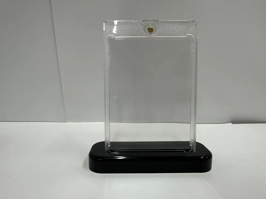 Acrylic Trading Card Holder with Stand - view 3