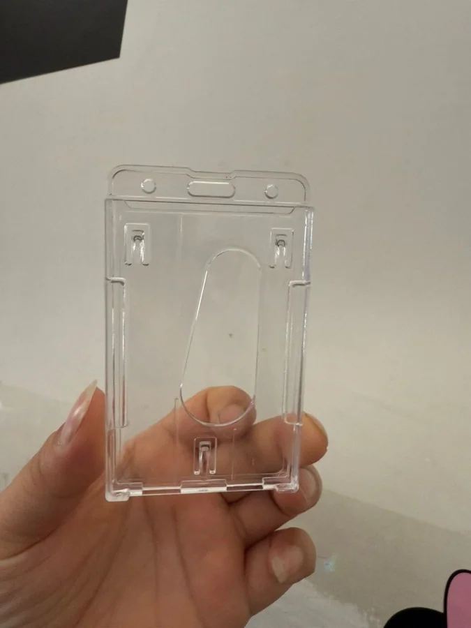 Clear PP ID Badge Holder