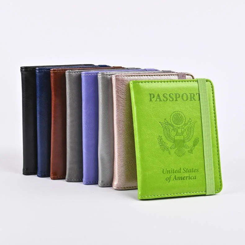 Multi-Function Waterproof PU Leather Document Cover Passport