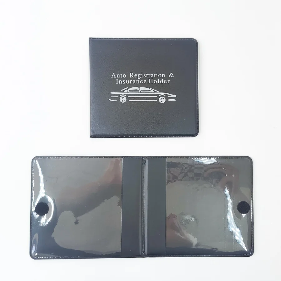 PVC Car Insurance Data Card Holder Sleeve - view 2
