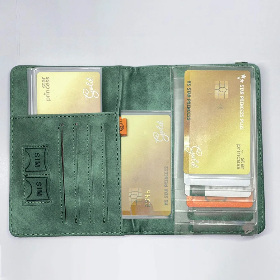 PVC card holder pouch