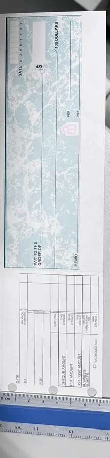 Compact PU Cheque Book Holder - view 3