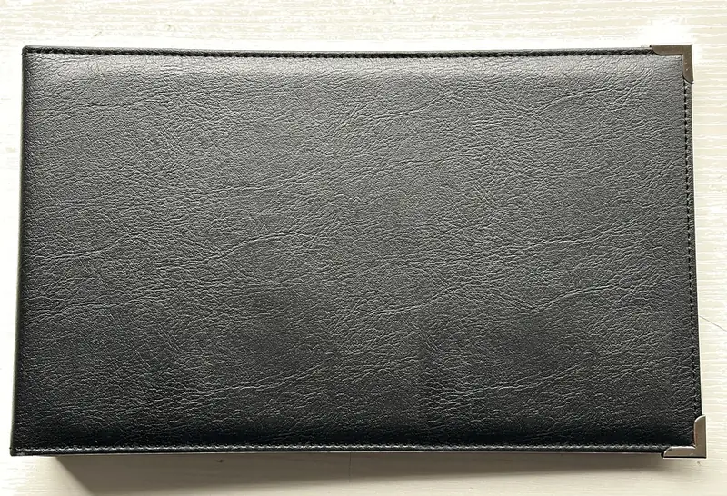 PU Leather Cheque Book Holder