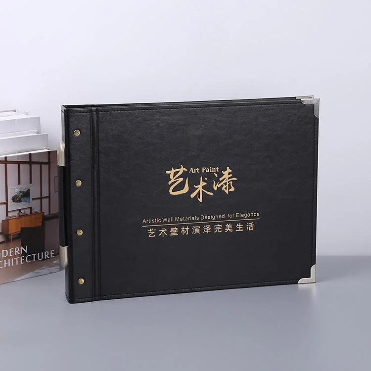 Customizable Hard Cover Wall Material Sample Book