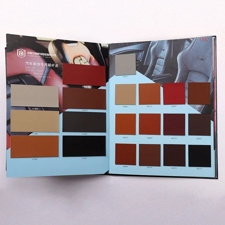 Manufacturer-Designed Leather Seat Cushion Color Card Brochu - view 2