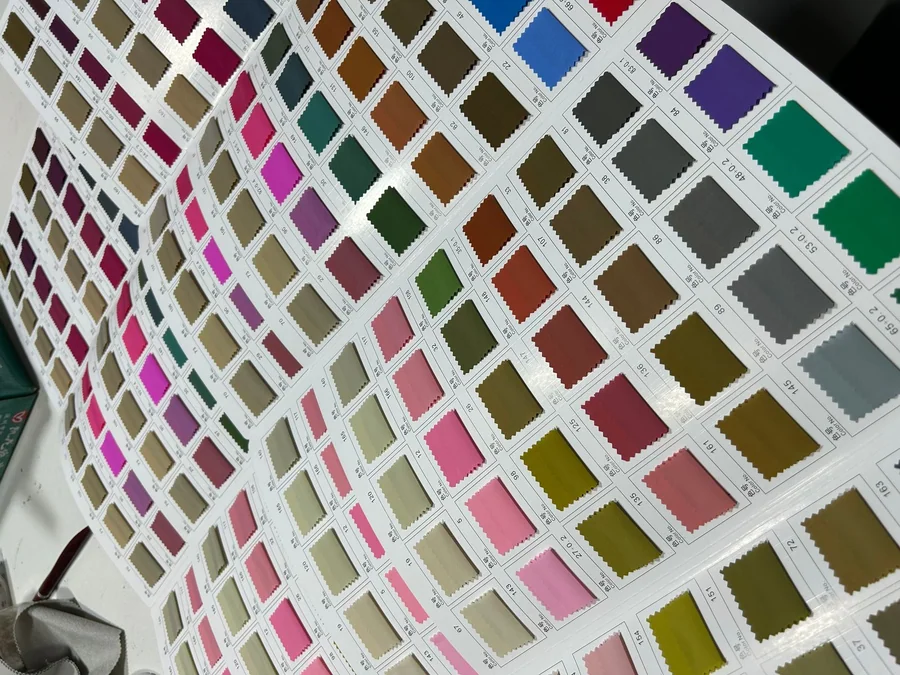 Fabric Colour Swatch Fan - view 2