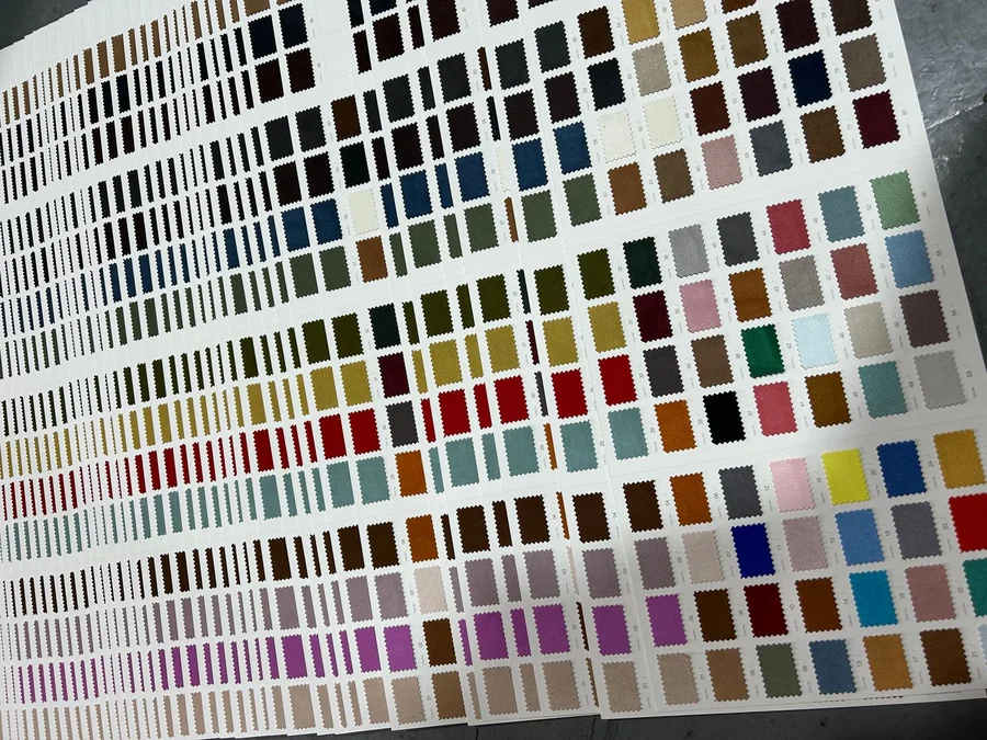 Fabric Colour Swatch Fan - view 3