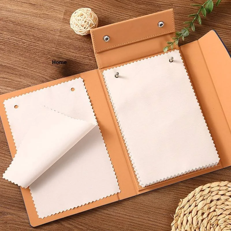 PU Leather A5 Size Fabric Sample Book Printed Textile Specia - view 2