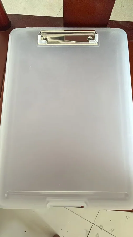 Clear Plastic A4 File Box - view 2