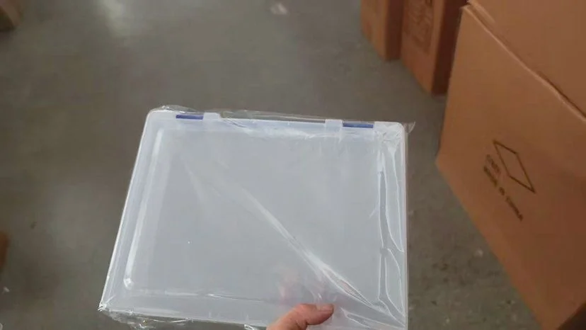 White Archive Box with Clear Lid - view 2
