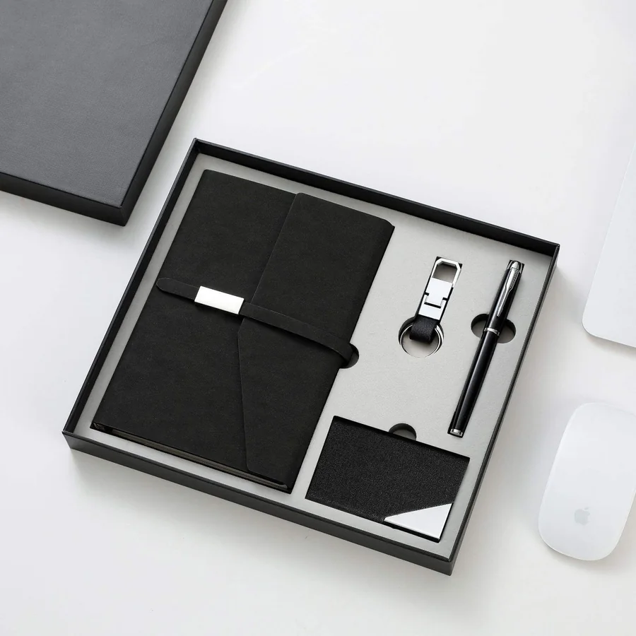 Business Card Holder Keychain Set Gift Box - view 2