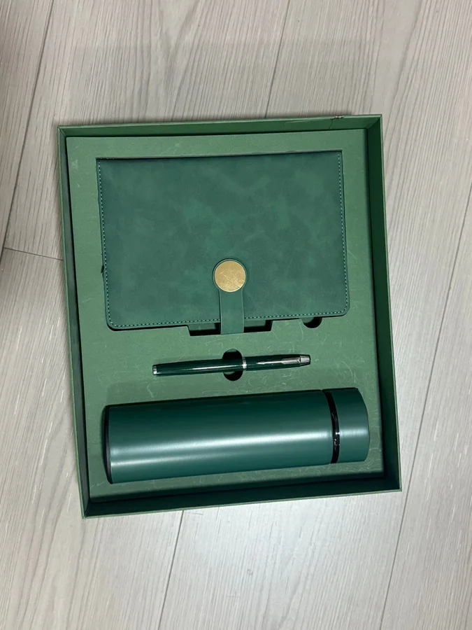Notebook and Tumbler Gift Set, Green - view 3