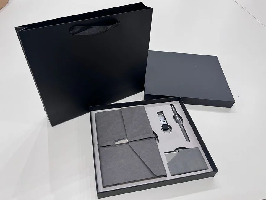 PU Notebook, Keyring and Card Holder Set - view 3
