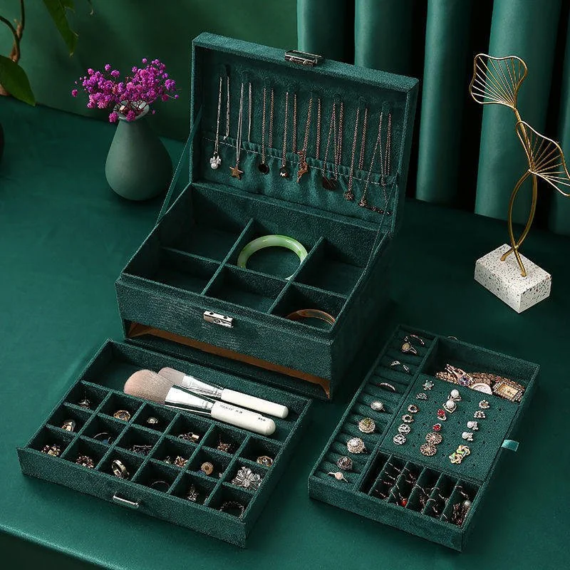 Large-capacity Three-layer Jewelry Storage Box - view 2