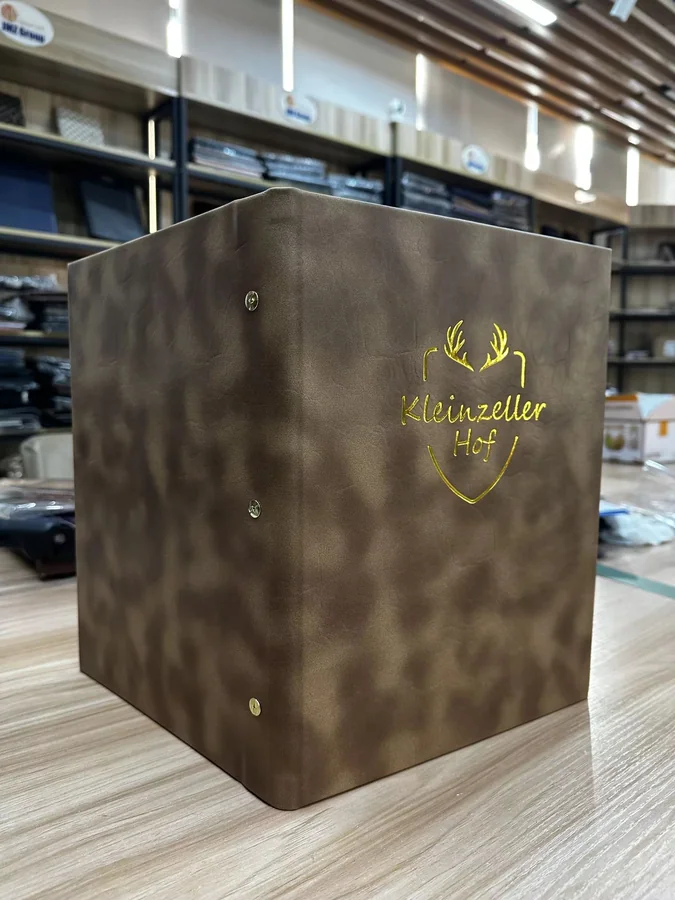 PU Menu Cover with Rivets - view 2