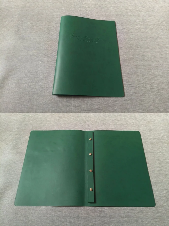 PU Menu Cover with Rivets - view 3