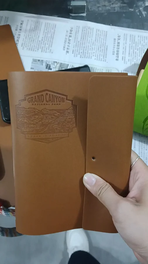 Soft PU Menu Cover with Strap