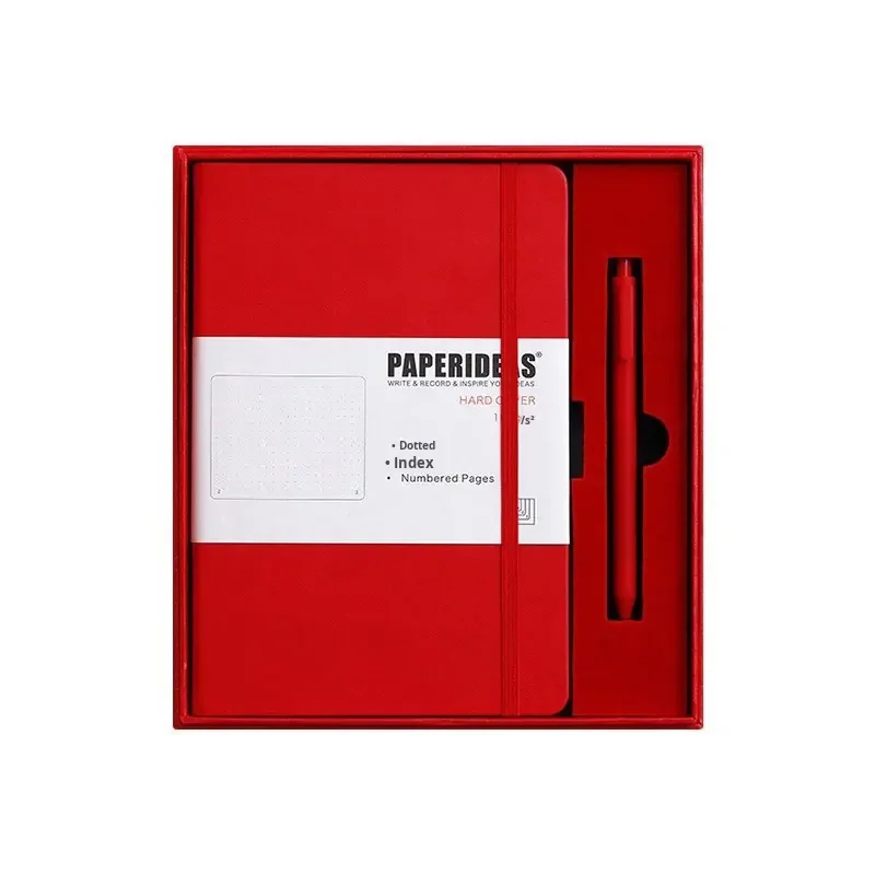 A5 PU Elastic Band Notebook Strap Journal Gift Box Set