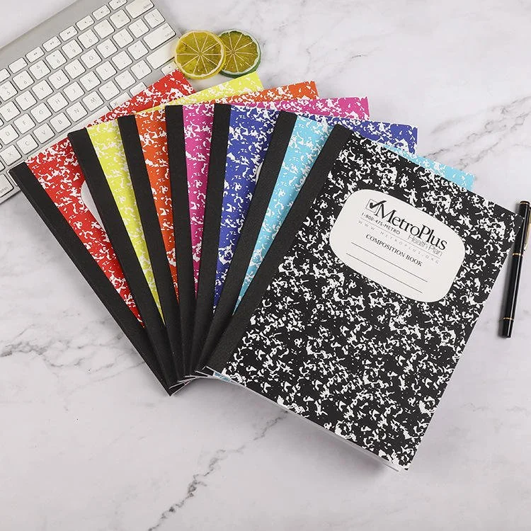 B5 American School Supply Exercise Book Hardcover Marble Com - view 2