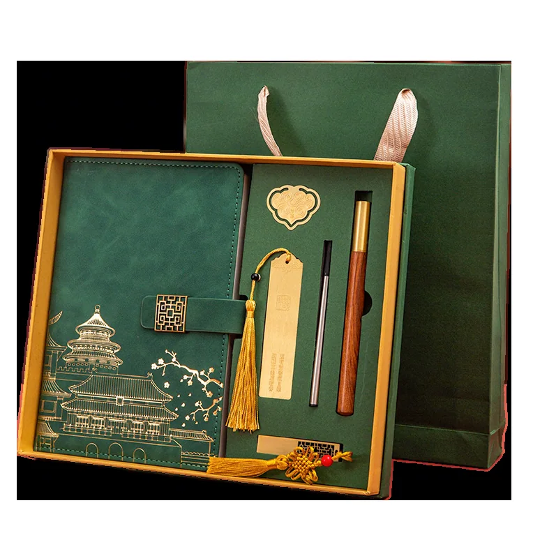 Chinese Style A5 Notebook Gift Box Set - view 2