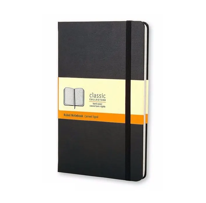 A recipe journal that has to lie flat on a kitchen counter