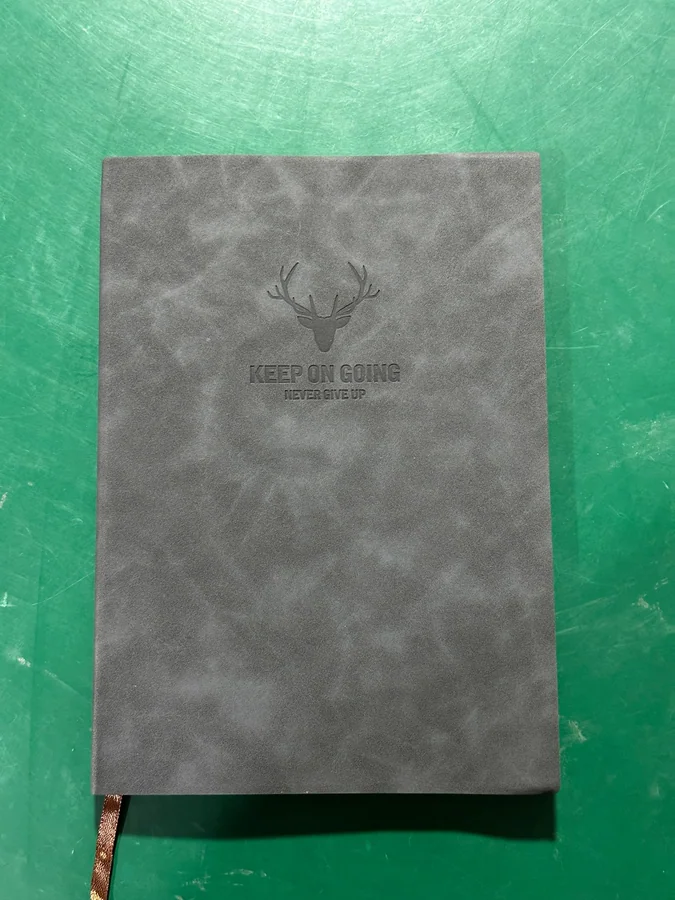 Suede Cover Notebook