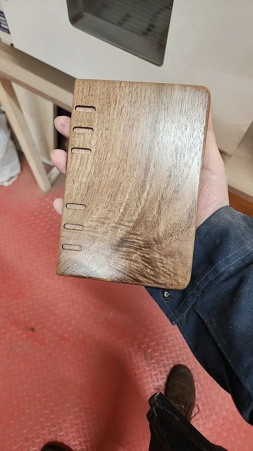 Wooden Cover A5 Ring Notebook