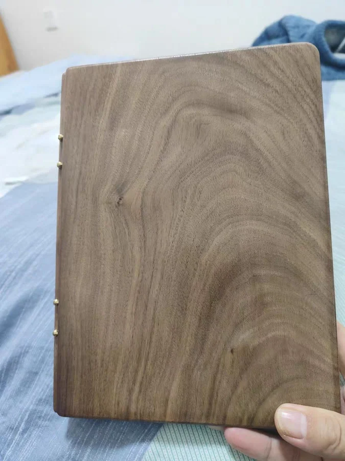 Wooden Cover A5 Ring Notebook - view 2