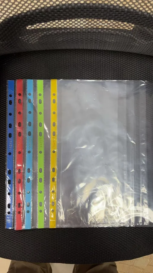 11-Hole Punched Page Protectors - view 2