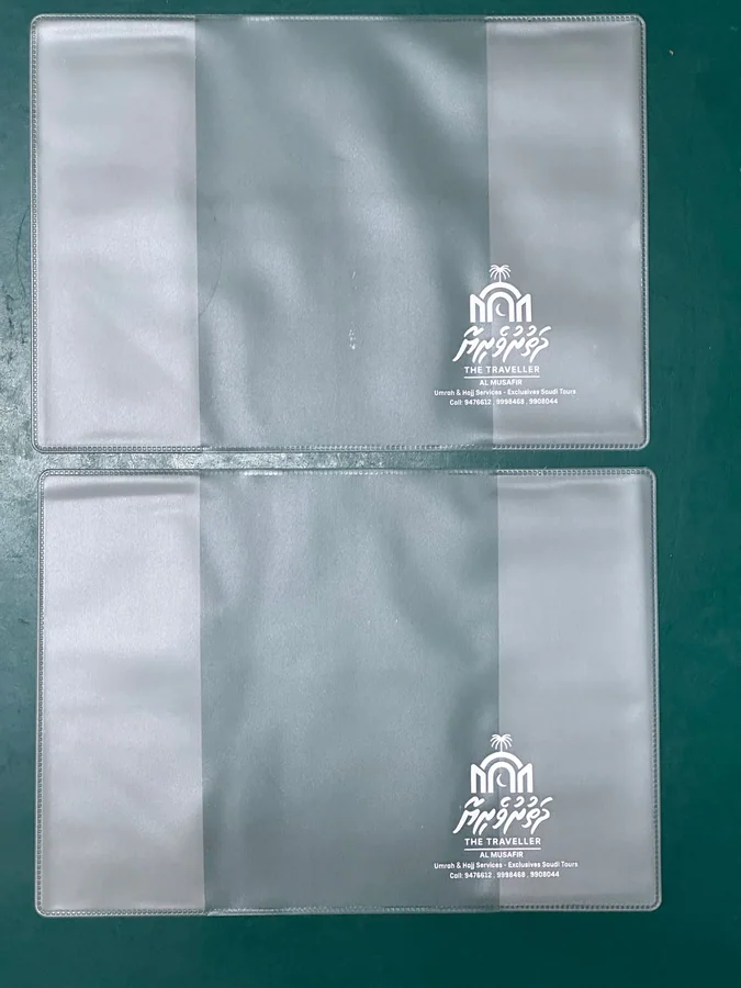 Frosted Clear Passport Cover