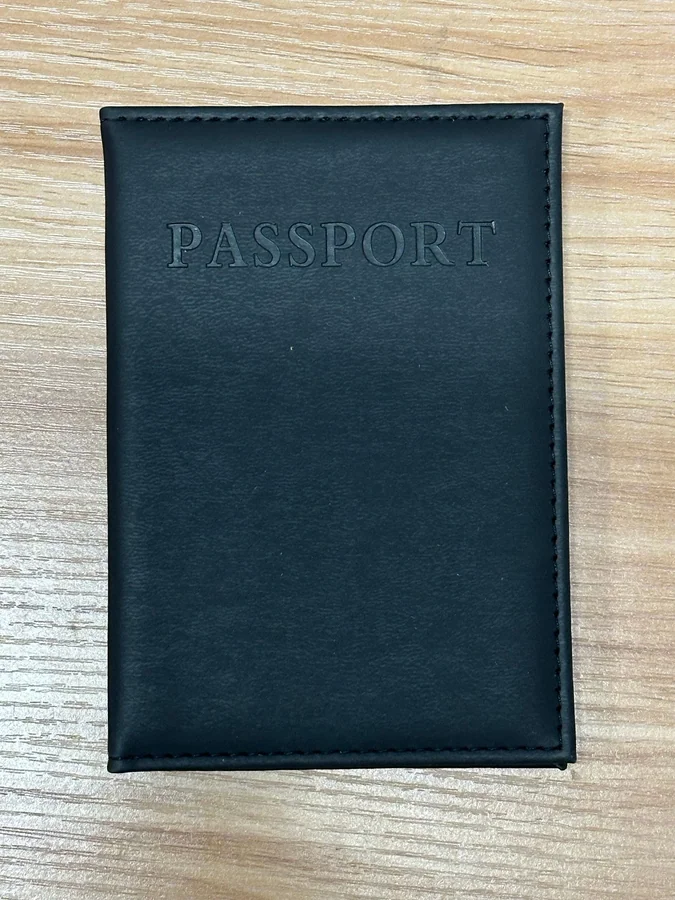 Plain PU Passport Holder