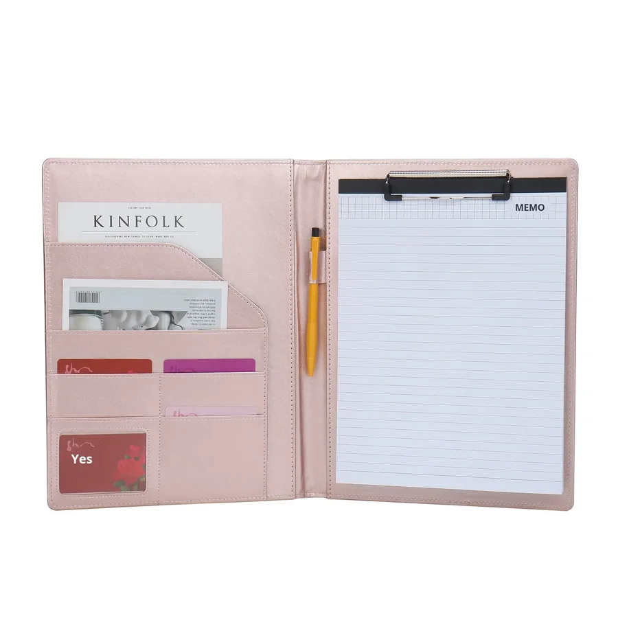 A4 PU Magnetic Portfolio