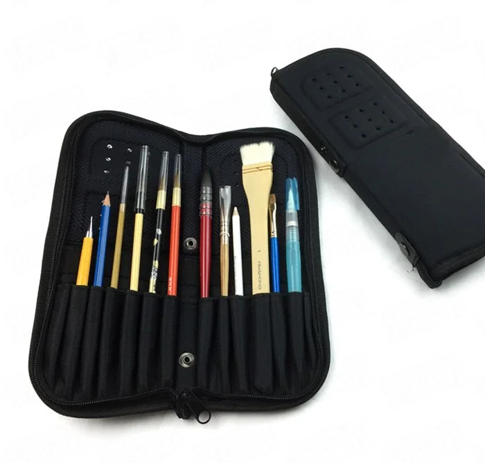 Foldable Fabric Paintbrush Roll – Portable Breathable 