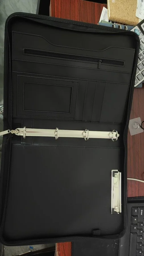 Portfolio with Calculator and Handle - view 2