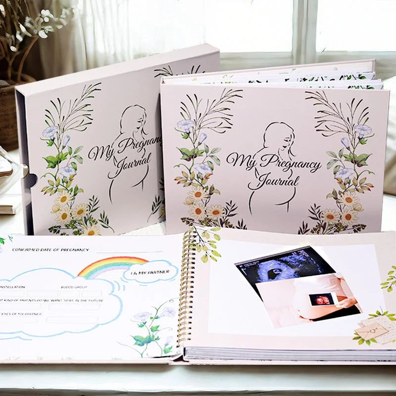 Pregnancy Record Coil Book with Photo Storage - view 2