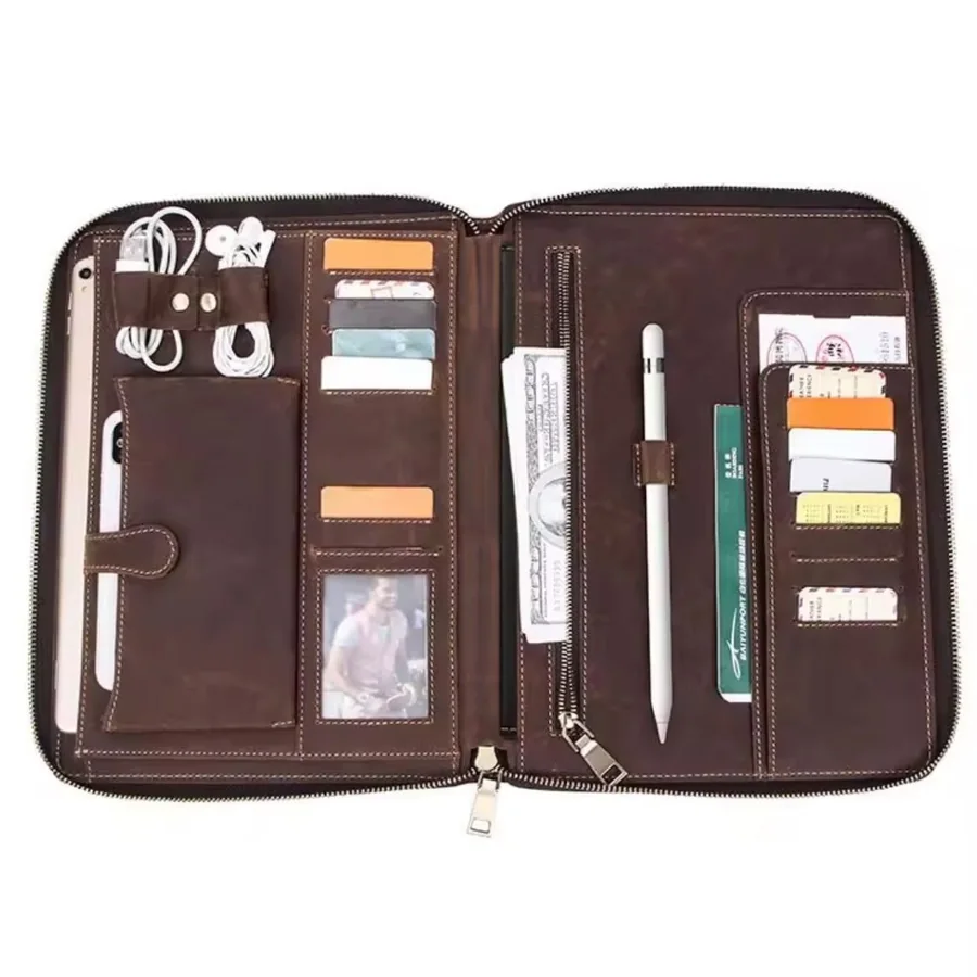 PU business portfolio with zipper