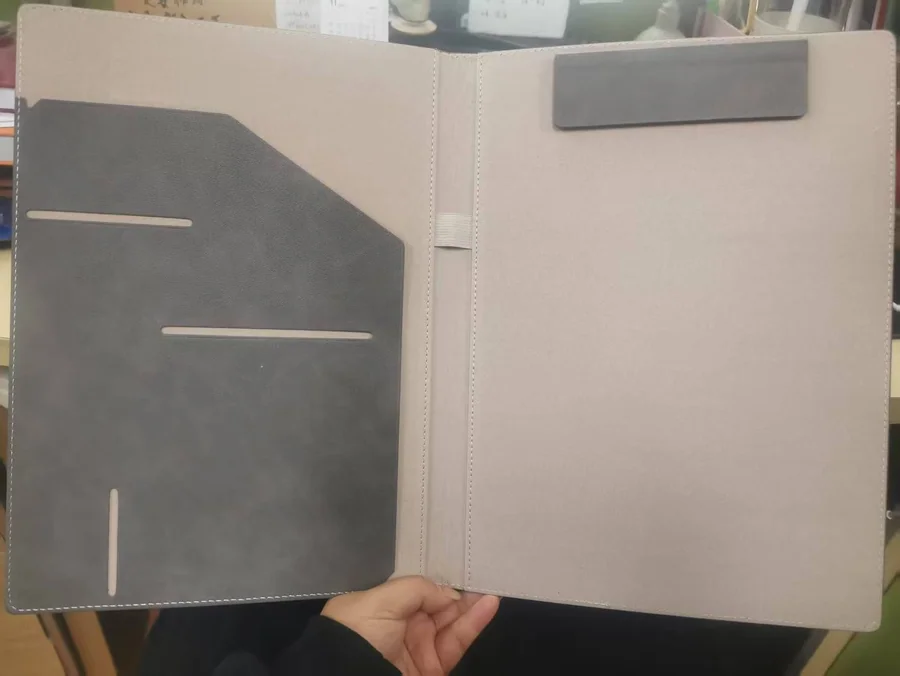 PU Magnetic Portfolio with Clipboard - view 2