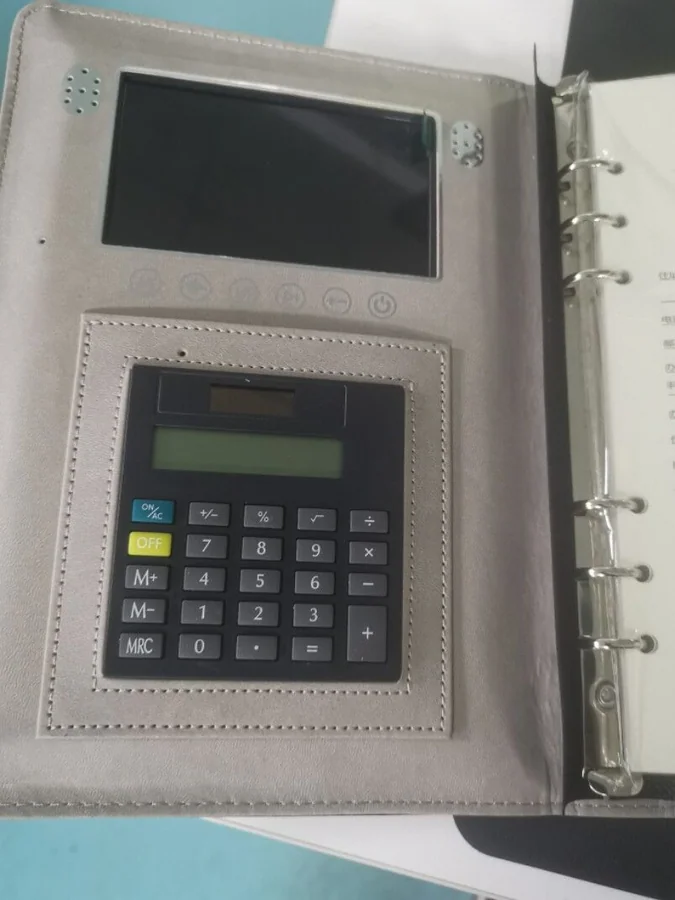 Wireless Charging Notebook with 4.3in Screen