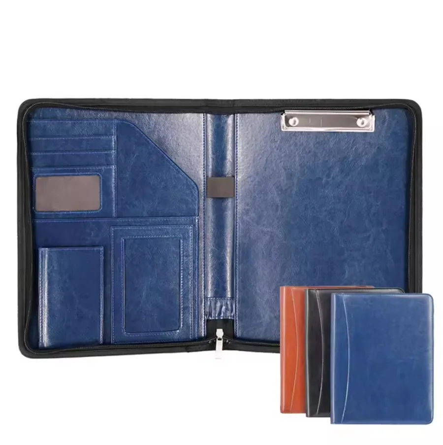 Zipper PU Padfolio | A4 Business Portfolio Folder