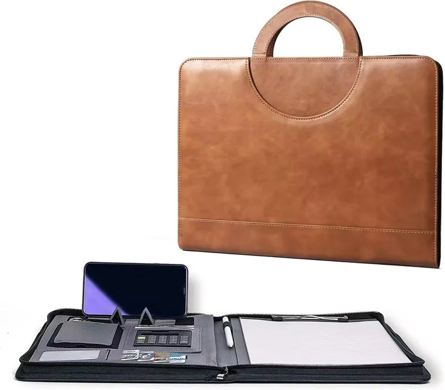 Zippered Document Portfolio