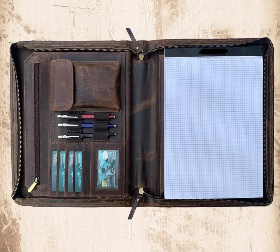 Zippered Padfolio