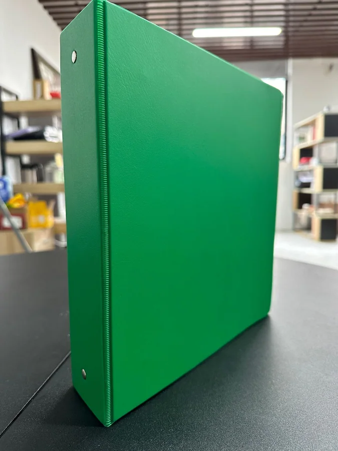 Green PVC Ring Binder - view 2