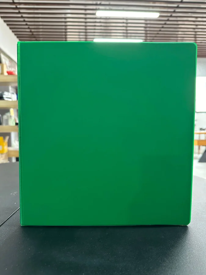 Green PVC Ring Binder - view 3
